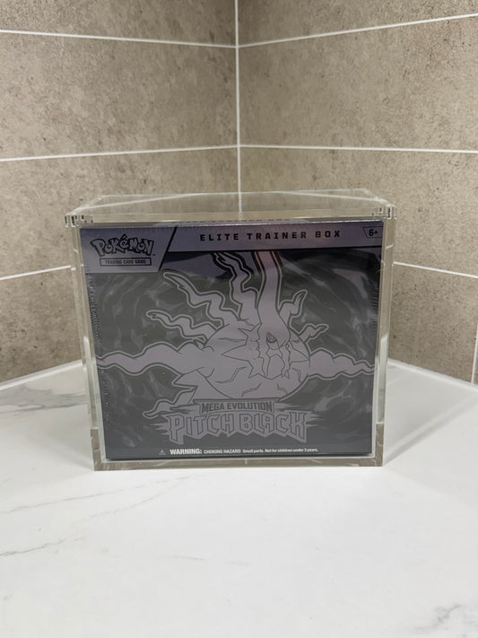Akrylbox för Pokémon ETB – 5 mm | Magnetisk & UV-skydd